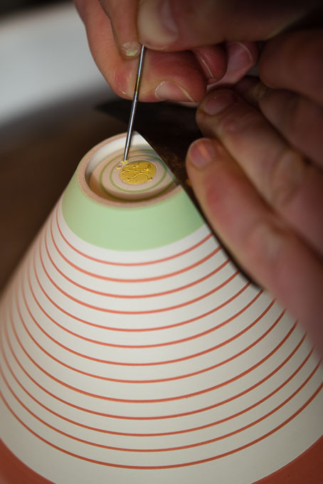 Sara Moorhouse in her studio 2016